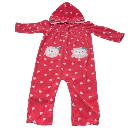 2 Baby Girl's Sleepers & 1 Romper Size 18 Months - Picture 6 of 9